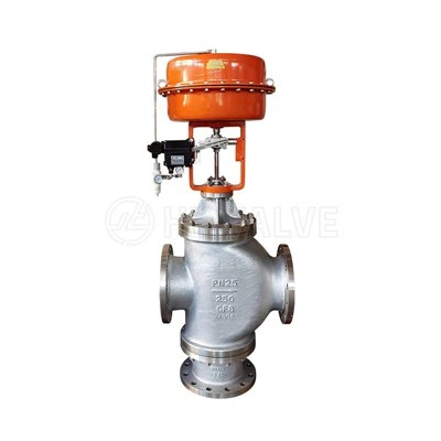 Pneumatic Diaphragm Three-way Regulating Valve